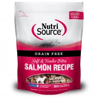 NutriSource – Salmon Recipe Grain Free Soft & Tender Bites – 6oz